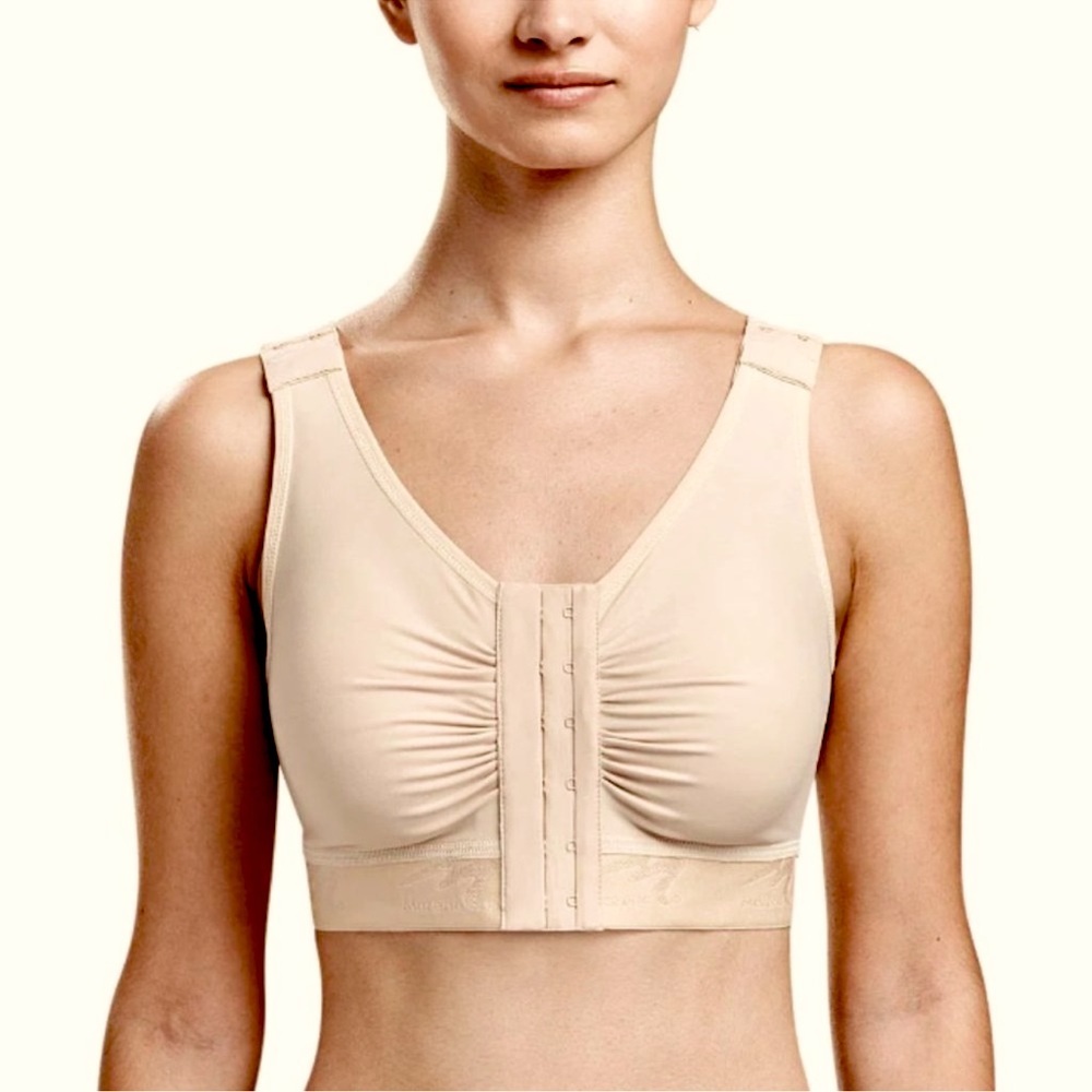 MARENA RECOVERY 4244 ADJUSTABLE BEIGE BRA SIZE XL
